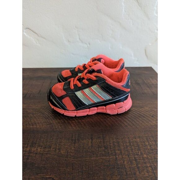 Adidas Black and Red Toddler Shoes - Size 7 Toddler - Picture 2 of 7